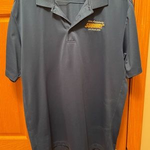 MEN'SoSUBWAY 50TH ANNIVERSARY LAS VEGAS CONVENTION POLO SHORT SLEEVE SHIRo